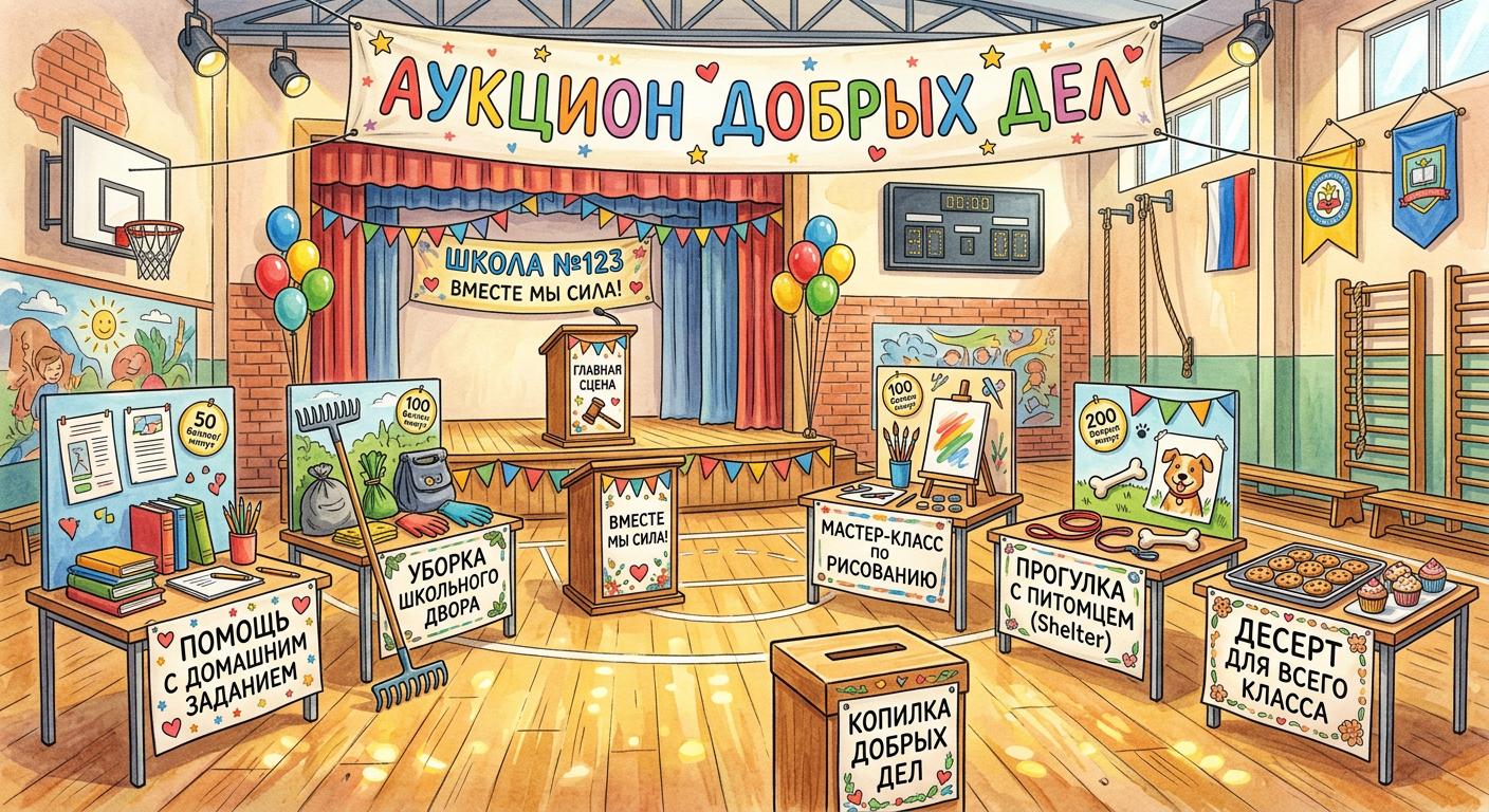 Аукцион добрых дел.